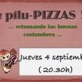 vuelven las mejores pizzas de este lado de la M30!!! os esperamos este jueves 4 de septiembre a partir de 20.30h, vayan reservando mesa que nos las quitan de las manos!!! […]