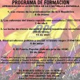 La primera sería el viernes 1 de abril sobre «El bienio republicano socialista (1931-1933)» La segunda, el viernes 15 de abril, «La lucha de clases durante el bienio republicano socialista» […]