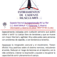 El miércoles 16 de mayo comenzamos con una de las nuevas acividades a desarrollar en el espacio vecinal autogestionado del centro comunitario guatemala (calle celanova 2), un taller de estiramientos […]