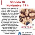 SÁBADO 10 noviembre 19:00 Cineforum: Mustang. Sinopsis     Tras un inocente juego en la playa junto a sus compañeros de clase al comienzo del verano, la vida de cinco jóvenes hermanas […]