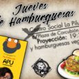 Este jueves, día 4 de abril, comenzamos con nuestros Jueves de Hamburguesas, veganas y caseras, en La Piluka.Además, esta vez proyectamos el documental The Problem with Apu. Cena rica, buen […]