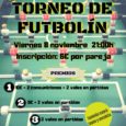 Animaros a participar en el ya clásico torneo de futbolín ?de La Piluka. (La inscripción incluye consumición y partidas). Os esperamos! ?